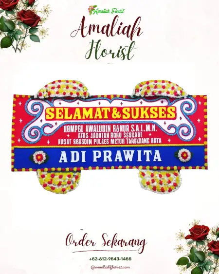 Papan Bunga Ucapan Selamat Palmatak