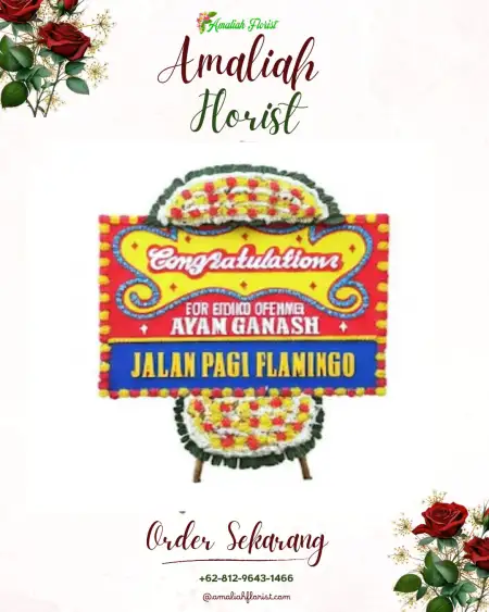 Sewa Papan Bunga Palmatak